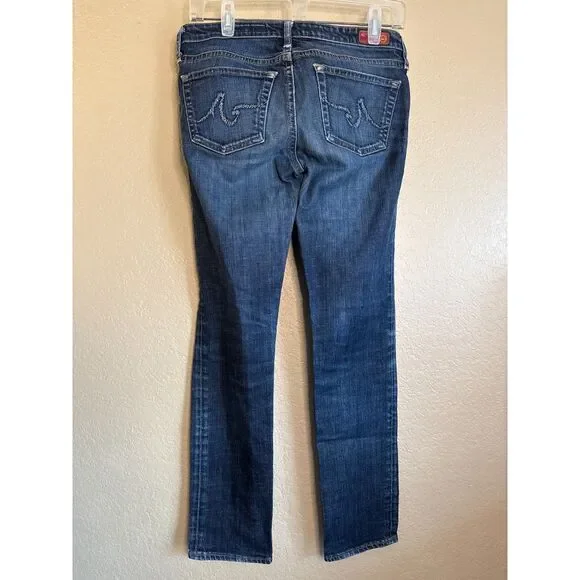 AG Adrianon Goldschmied The Stilt Size 29R Blue Jeans - Picture 2 of 8